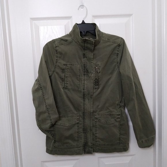 Sonoma Olive Green Utility Jacket Size S - Picture 1 of 13